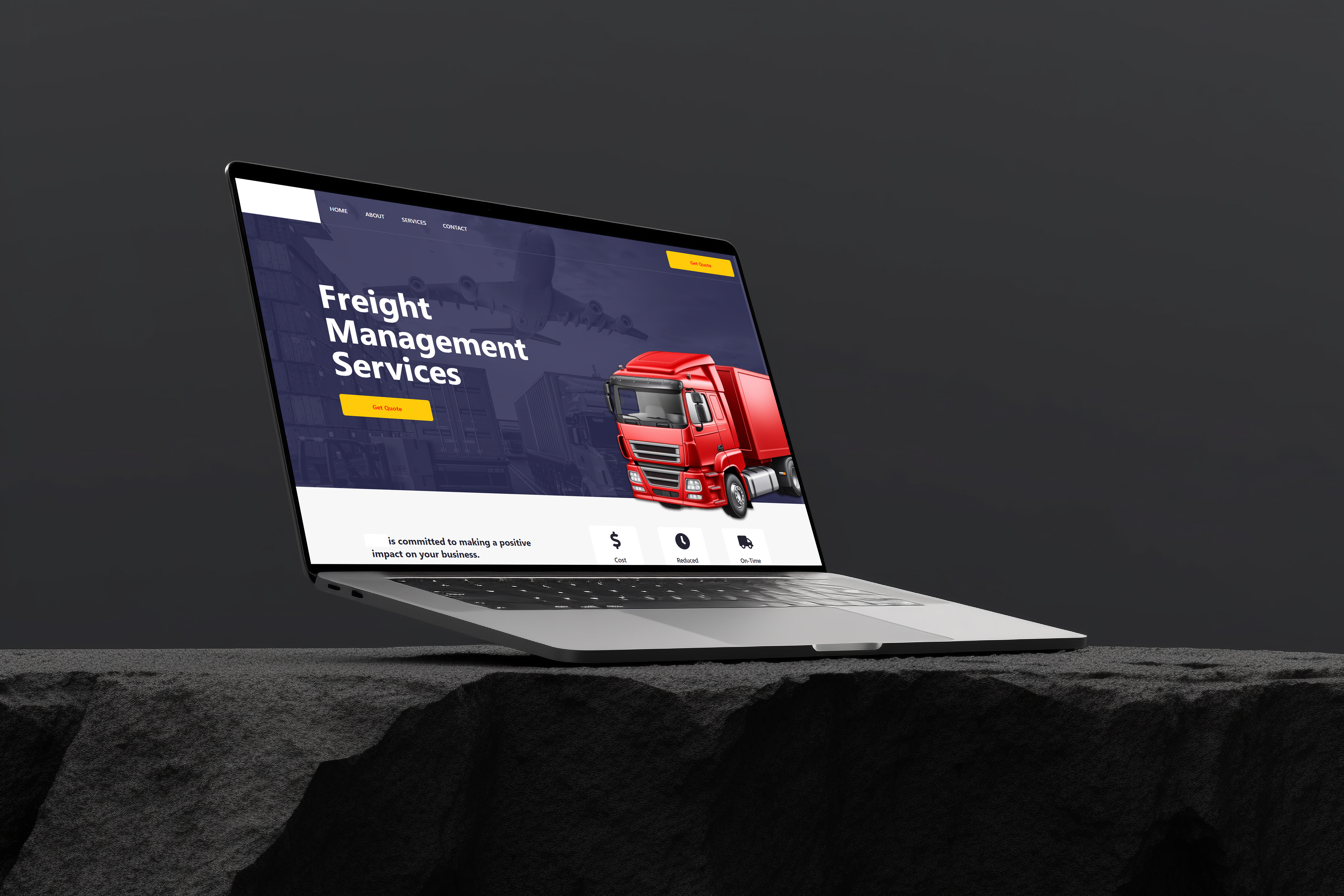Streamlined Website for Logistics Client