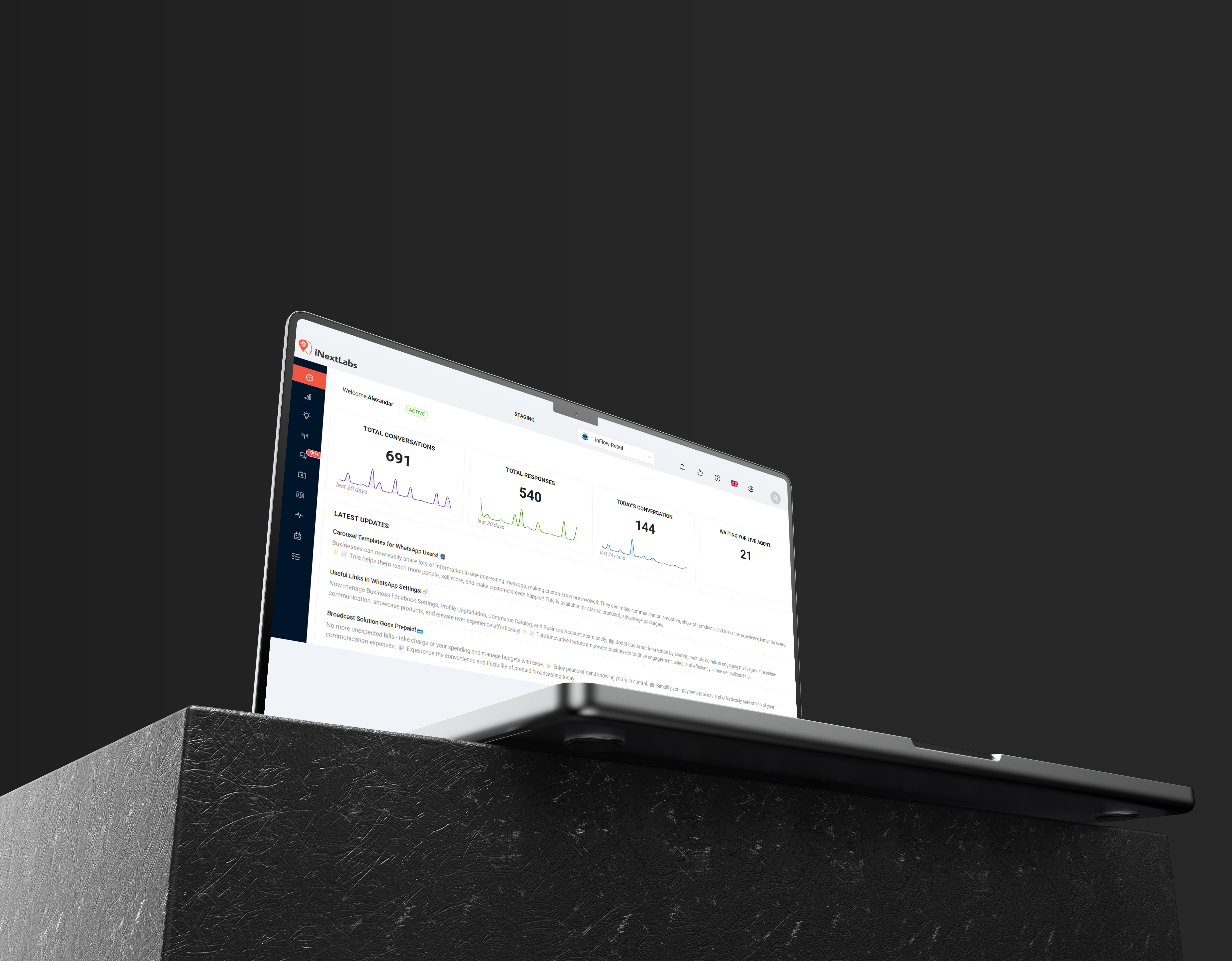 Comprehensive Web App Portal for Analytics and User Management